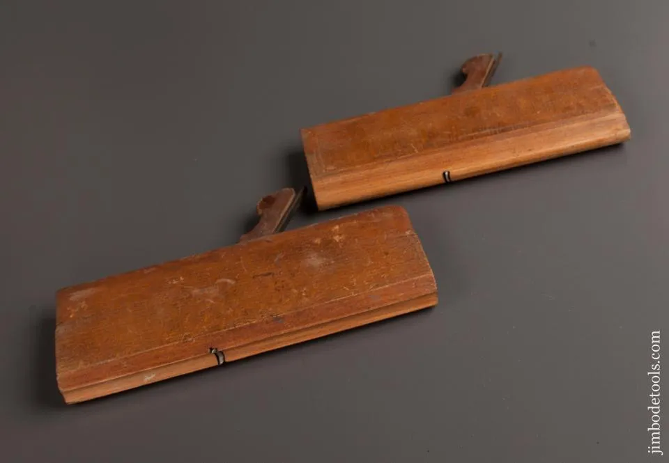 4/8 inch H. CHAPIN UNION FACTORY Drop Leaf Table Joint Plane Set circa 1828-97  FINE - 77613R