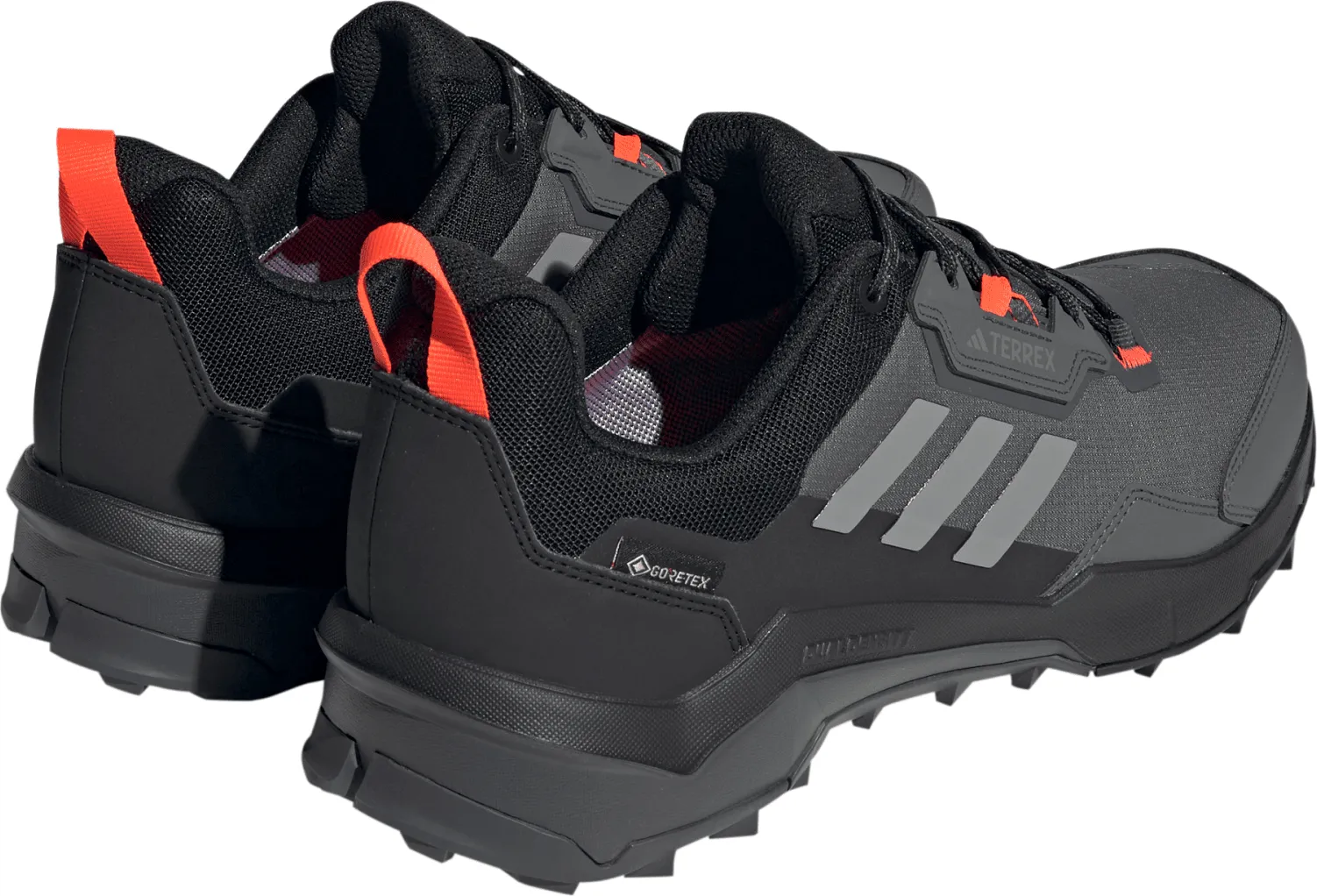 Adidas Men&#x27;s TERREX AX4 GORE-TEX Hiking Shoes Grey Six/Grey Four/Solar Red | Buy Adidas Men&#x27;s TERREX AX4 GORE-TEX Hiking Shoes Grey Six/Grey Four/Solar Red here | Outnorth