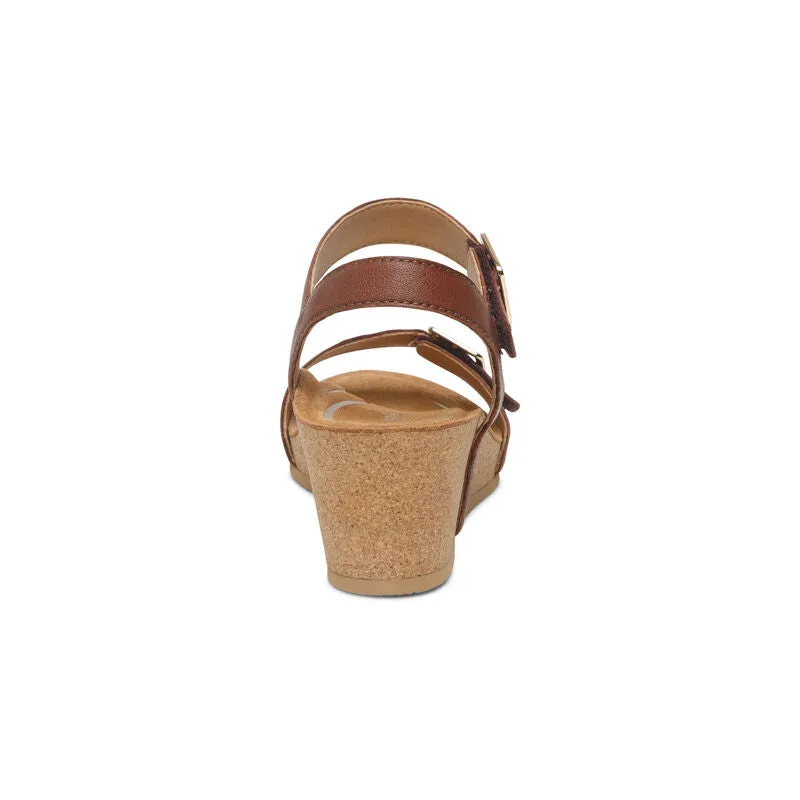 Aetrex Lexa Quarter Strap Wedge Women's