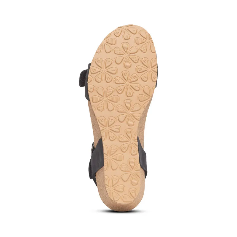 Aetrex Lexa Quarter Strap Wedge Women's