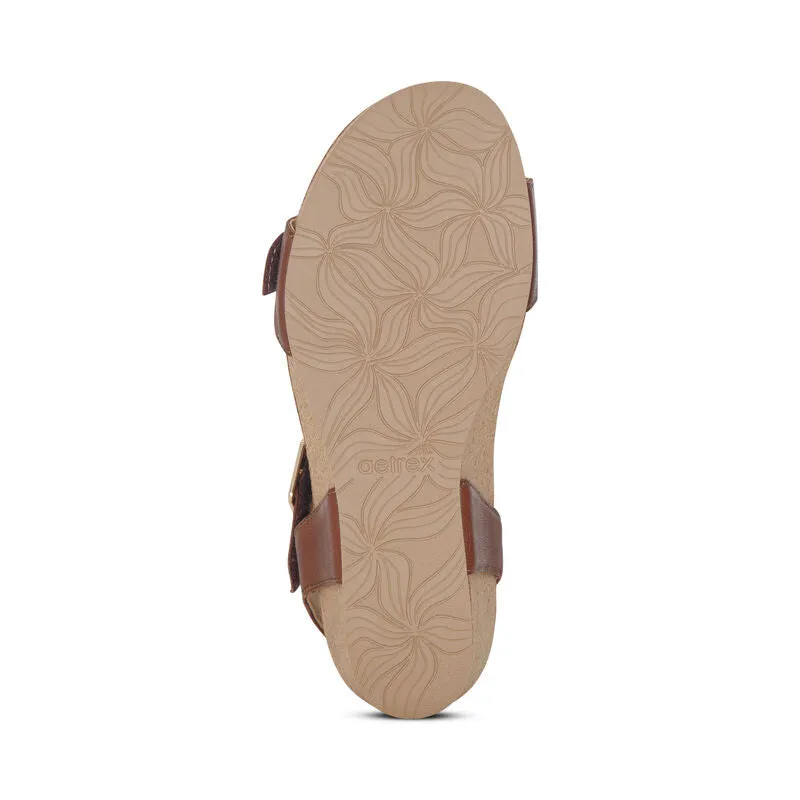 Aetrex Lexa Quarter Strap Wedge Women's