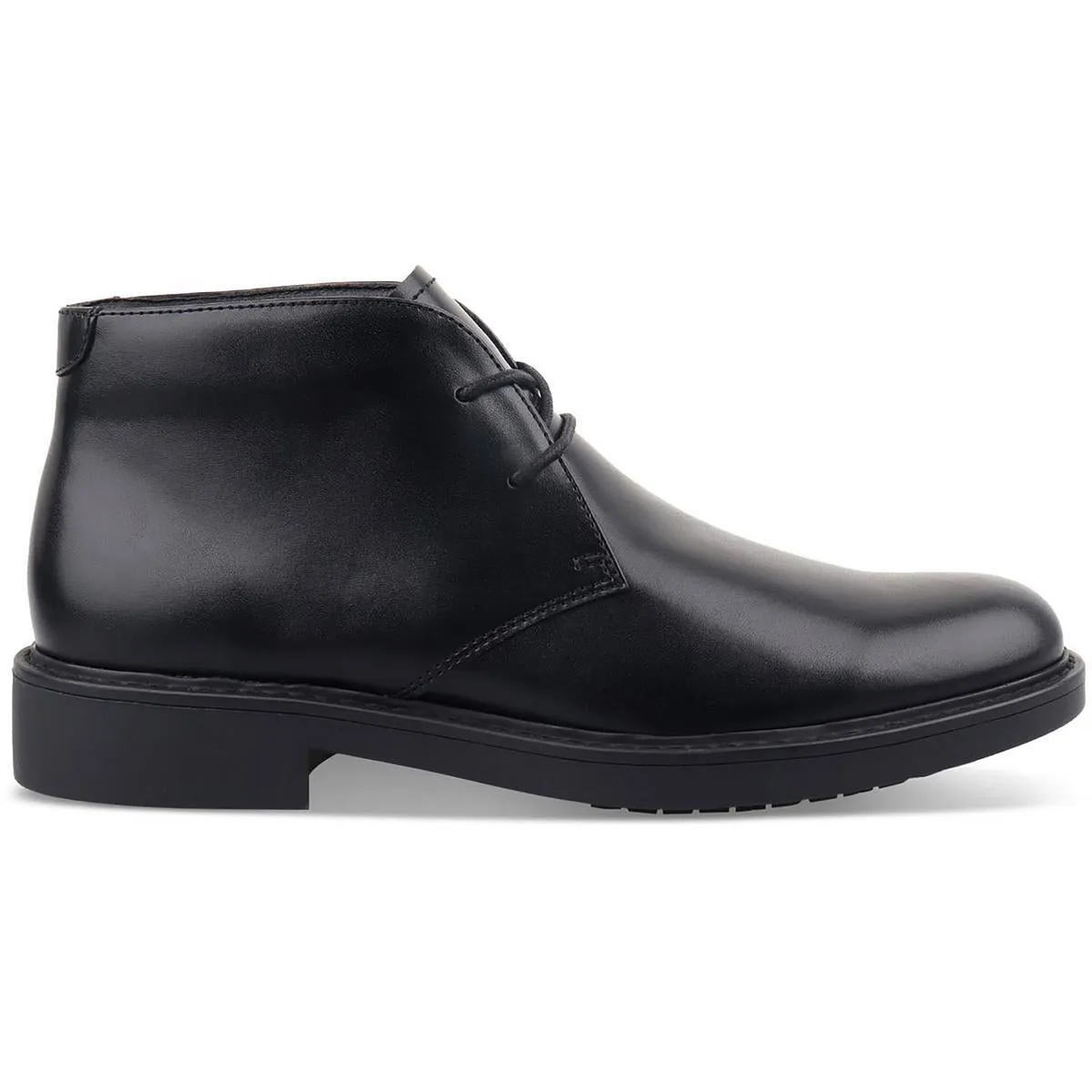 Alfani Mens Zane Faux Leather Chukka Boots