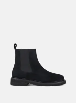 BOND BOX SUEDE CHELSEA | BLACK