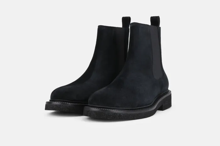 BOND BOX SUEDE CHELSEA | BLACK