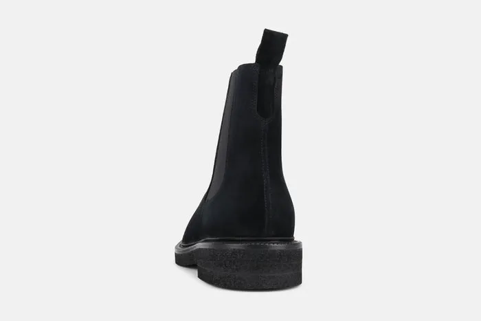 BOND BOX SUEDE CHELSEA | BLACK