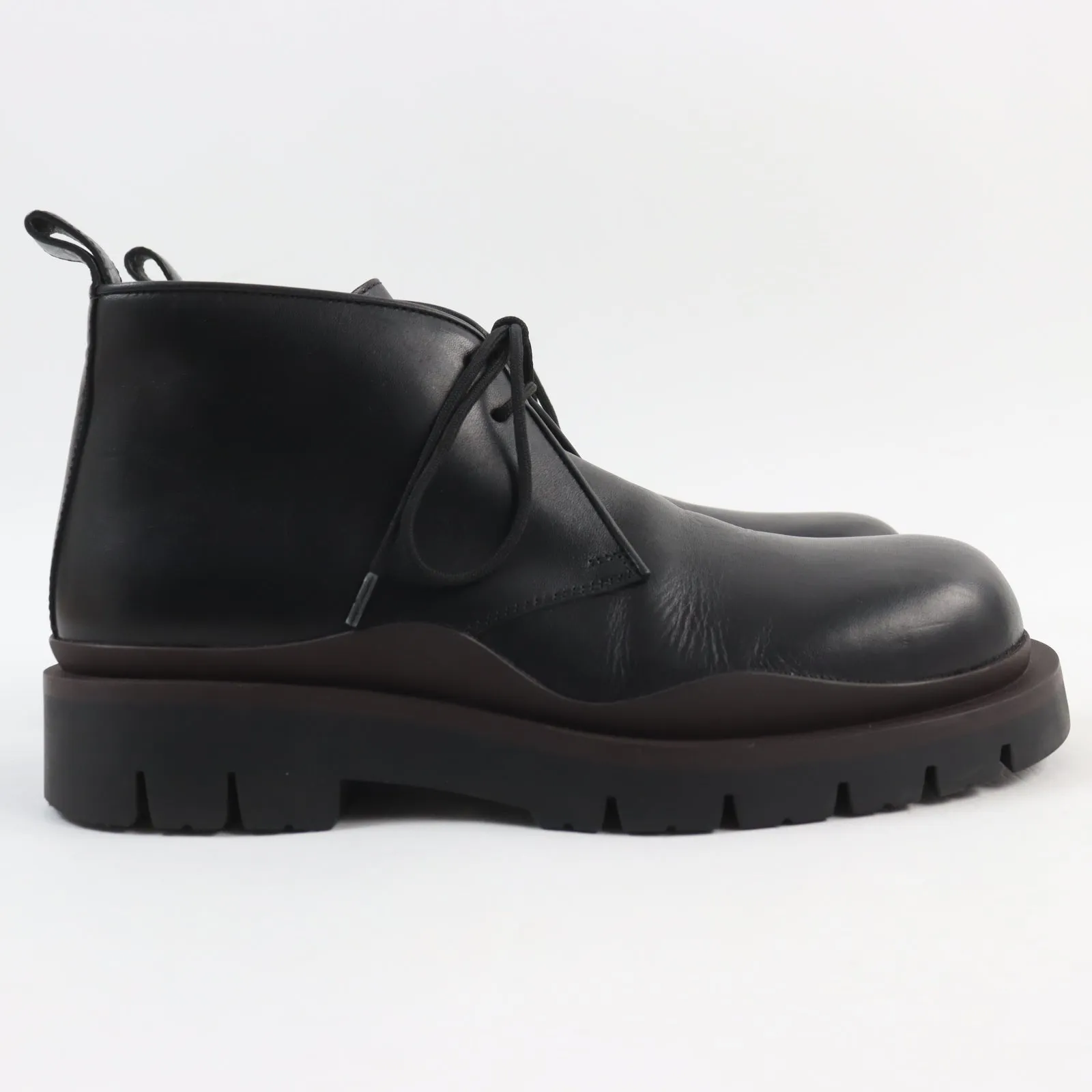 Bottega Veneta Leather Tire Desert Chukka Boots