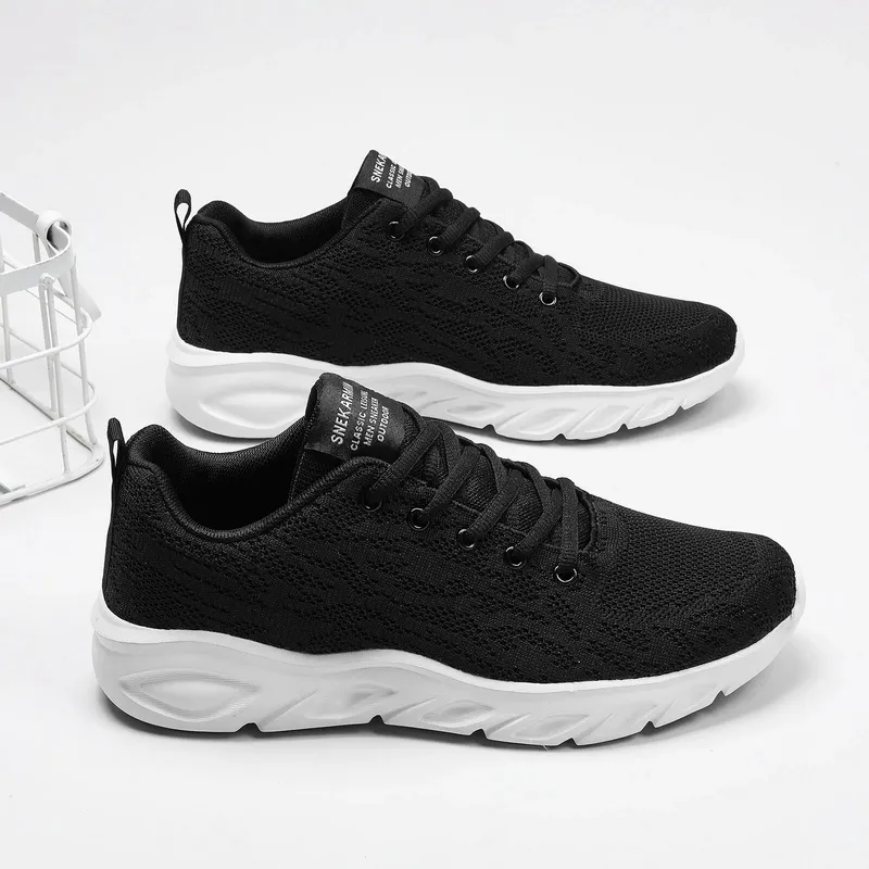 Breathable Lace Up Lightweight Walking Sneakers for Men - SF1639