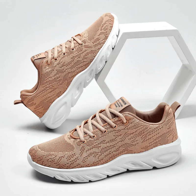 Breathable Lace Up Lightweight Walking Sneakers for Men - SF1639