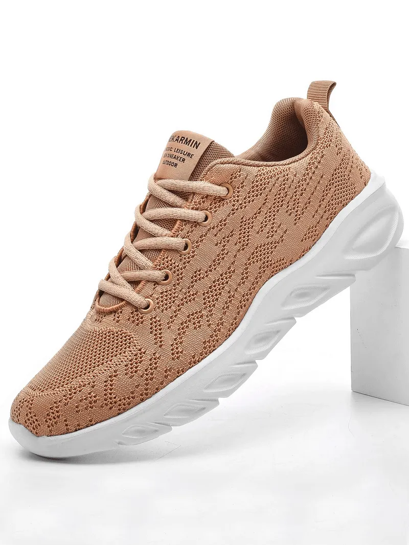 Breathable Lace Up Lightweight Walking Sneakers for Men - SF1639
