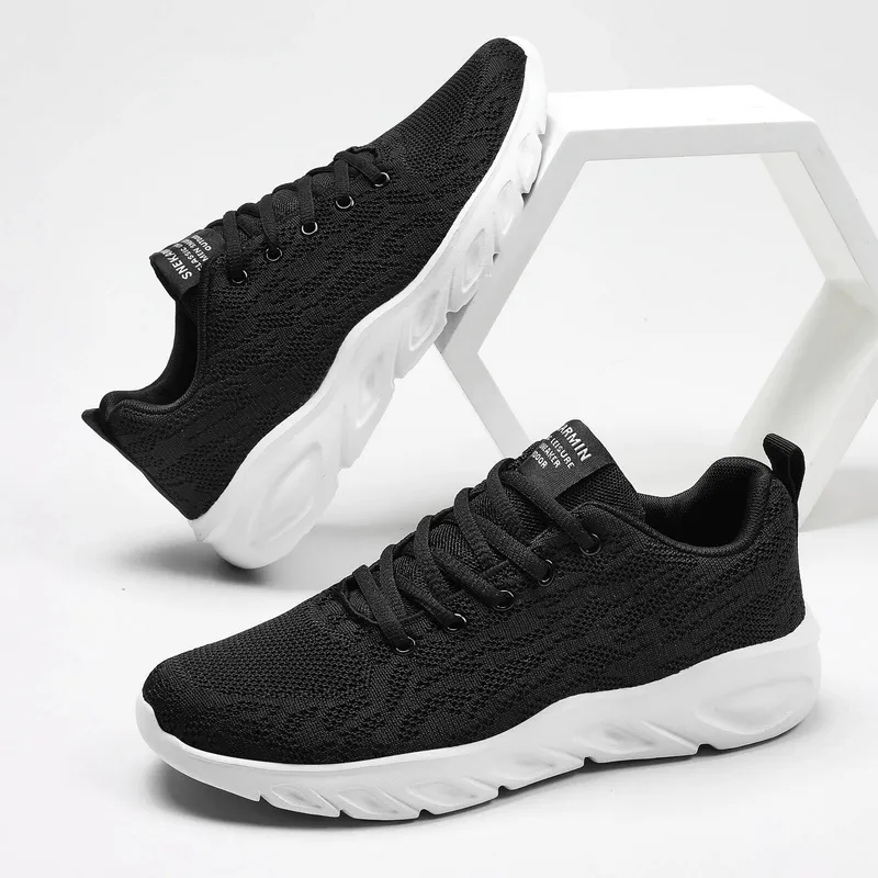 Breathable Lace Up Lightweight Walking Sneakers for Men - SF1639