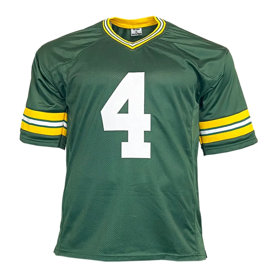 Brett Favre Unsigned Green Bay Green Football Jersey