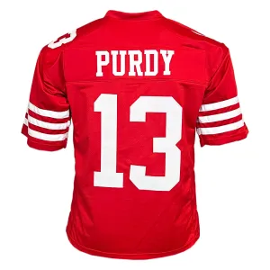 Brock Purdy Unsigned San Francisco Red Football Jersey