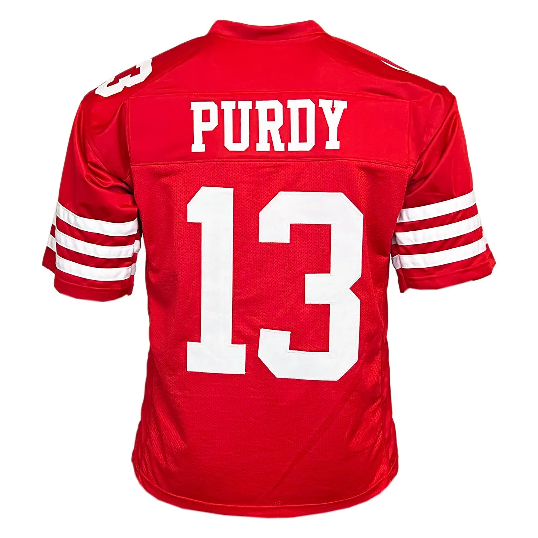 Brock Purdy Unsigned San Francisco Red Football Jersey