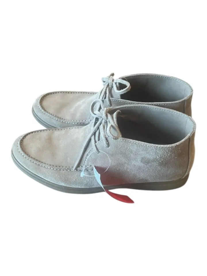Brunello Cucinelli Shoe Size 42 Like New Beige Suede Solid Chukka Men's Shoes