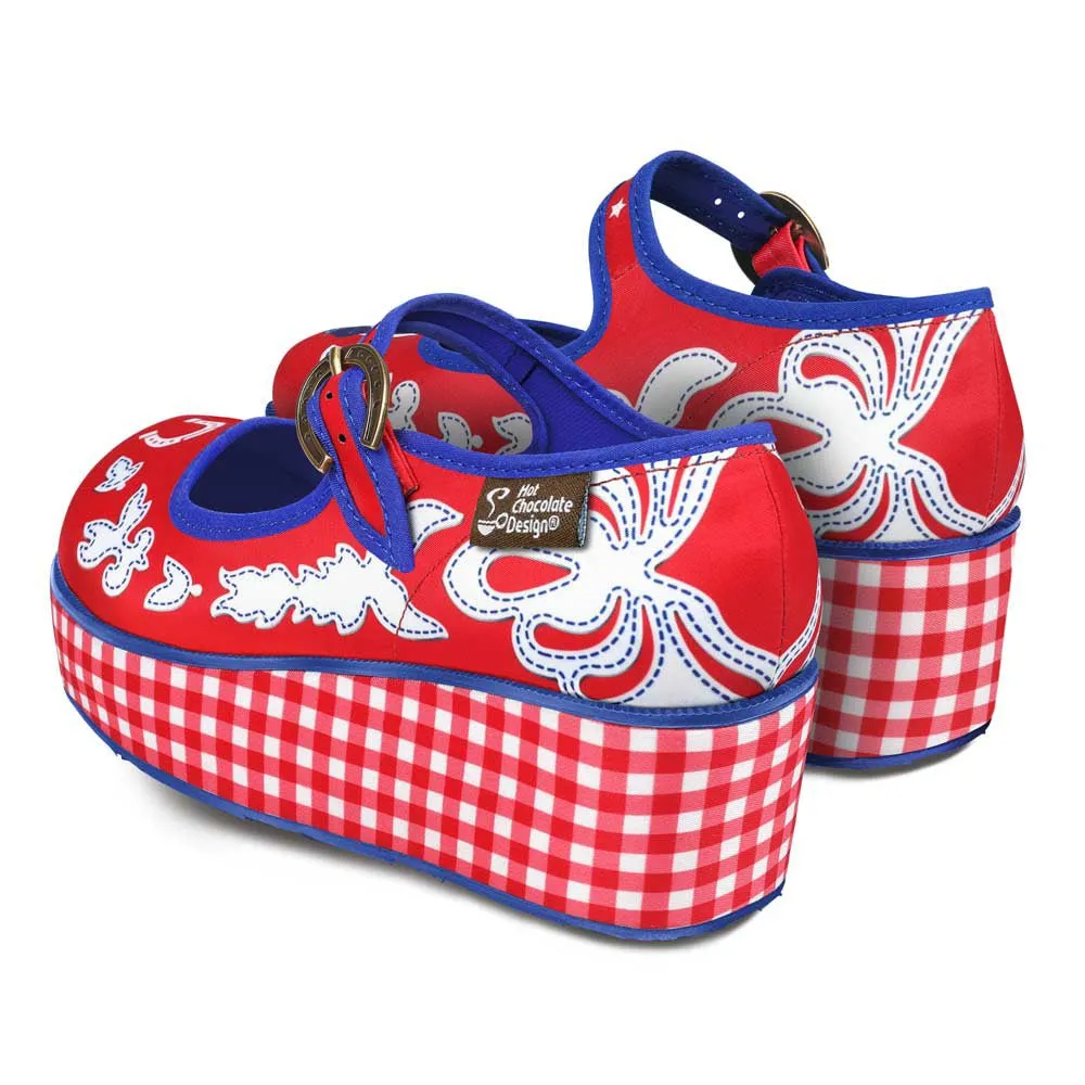 Chocolaticas® COWGIRL Women's Mary Jane Platform