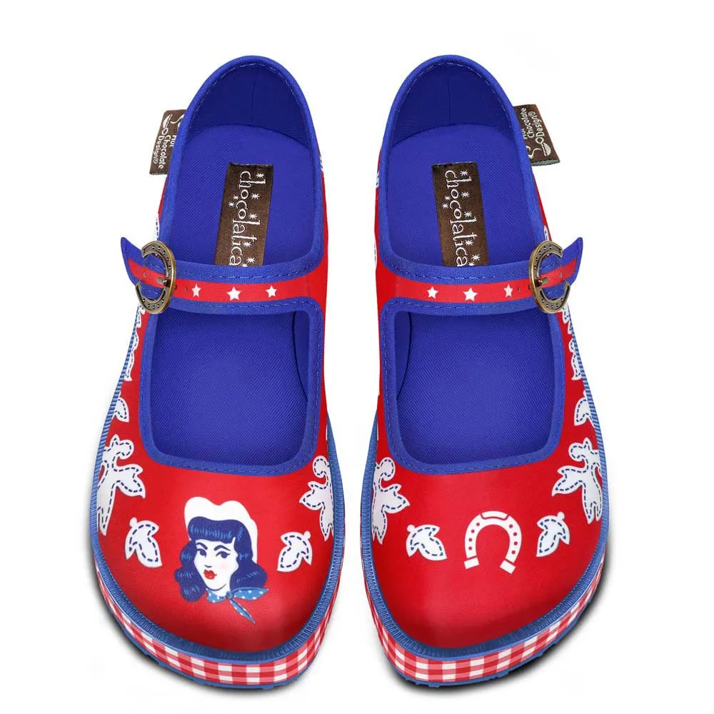 Chocolaticas® COWGIRL Women's Mary Jane Platform