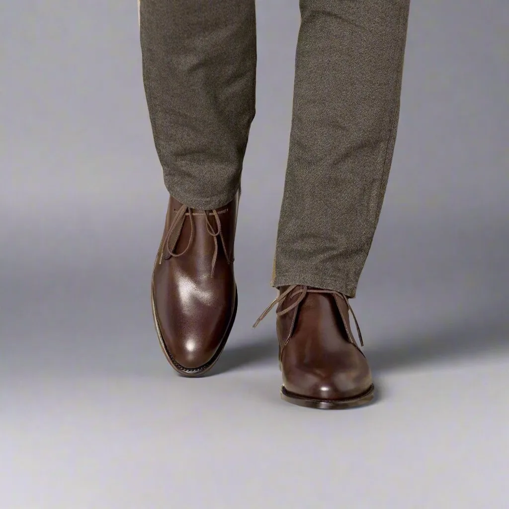 CHUKKA BOOTS DK BROWN (TRADITIONAL-Z1)