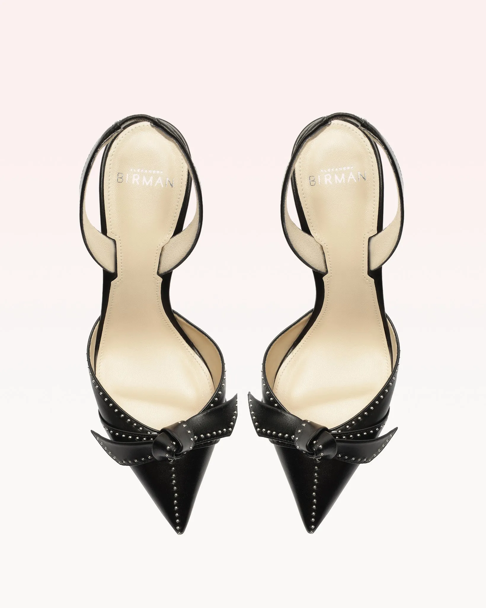 Clarita Bell Slingback 85 Studs Black