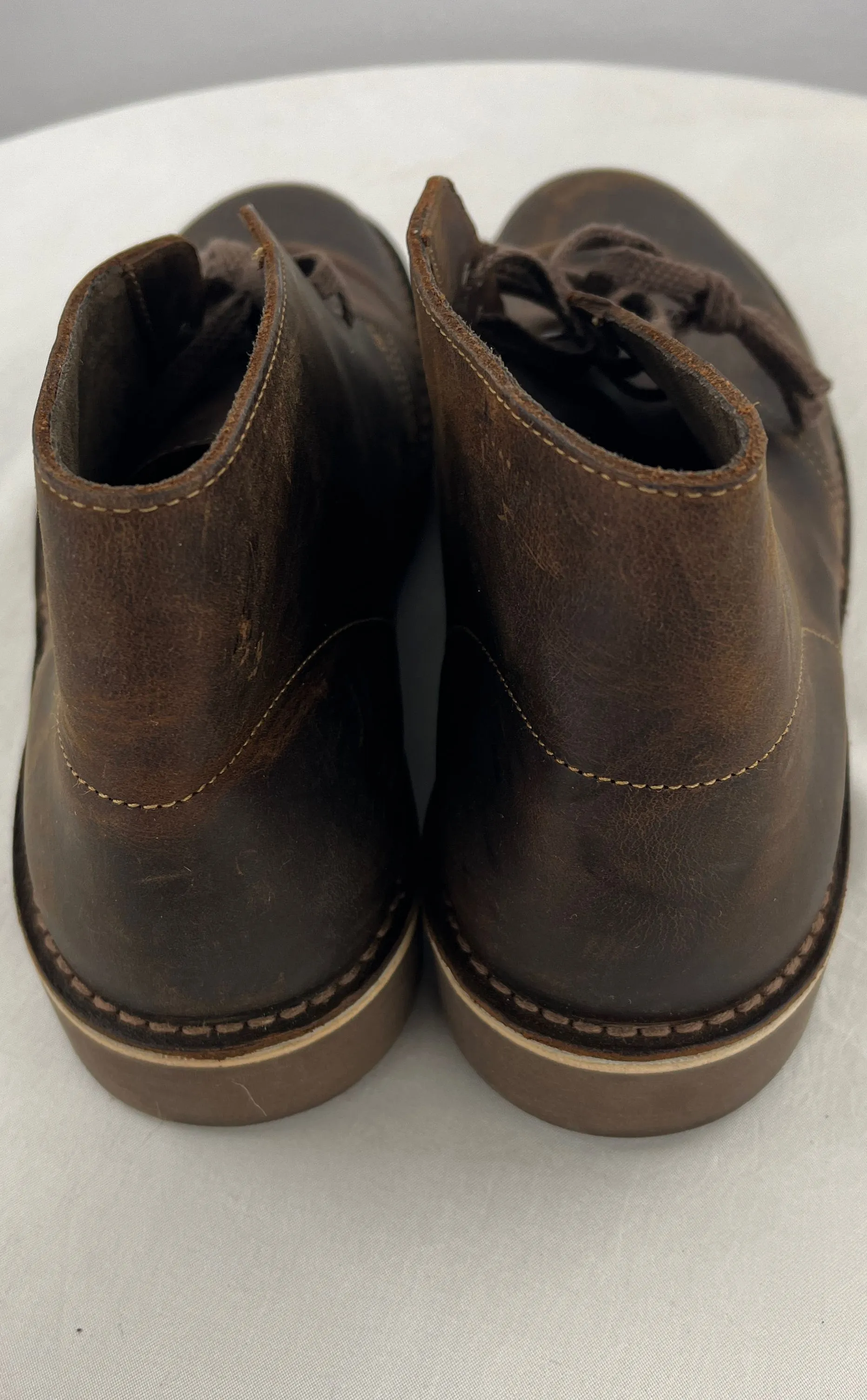 Clark's Men's Dark Brown Bushacre 2 Chukka Boots Beeswax Size 9