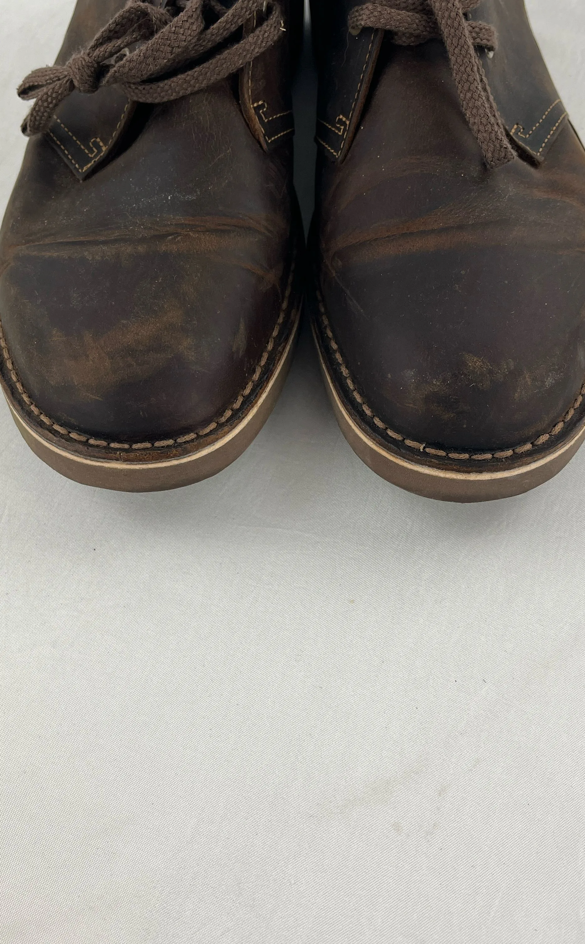 Clark's Men's Dark Brown Bushacre 2 Chukka Boots Beeswax Size 9