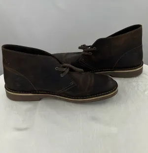 Clark's Men's Dark Brown Bushacre 2 Chukka Boots Beeswax Size 9