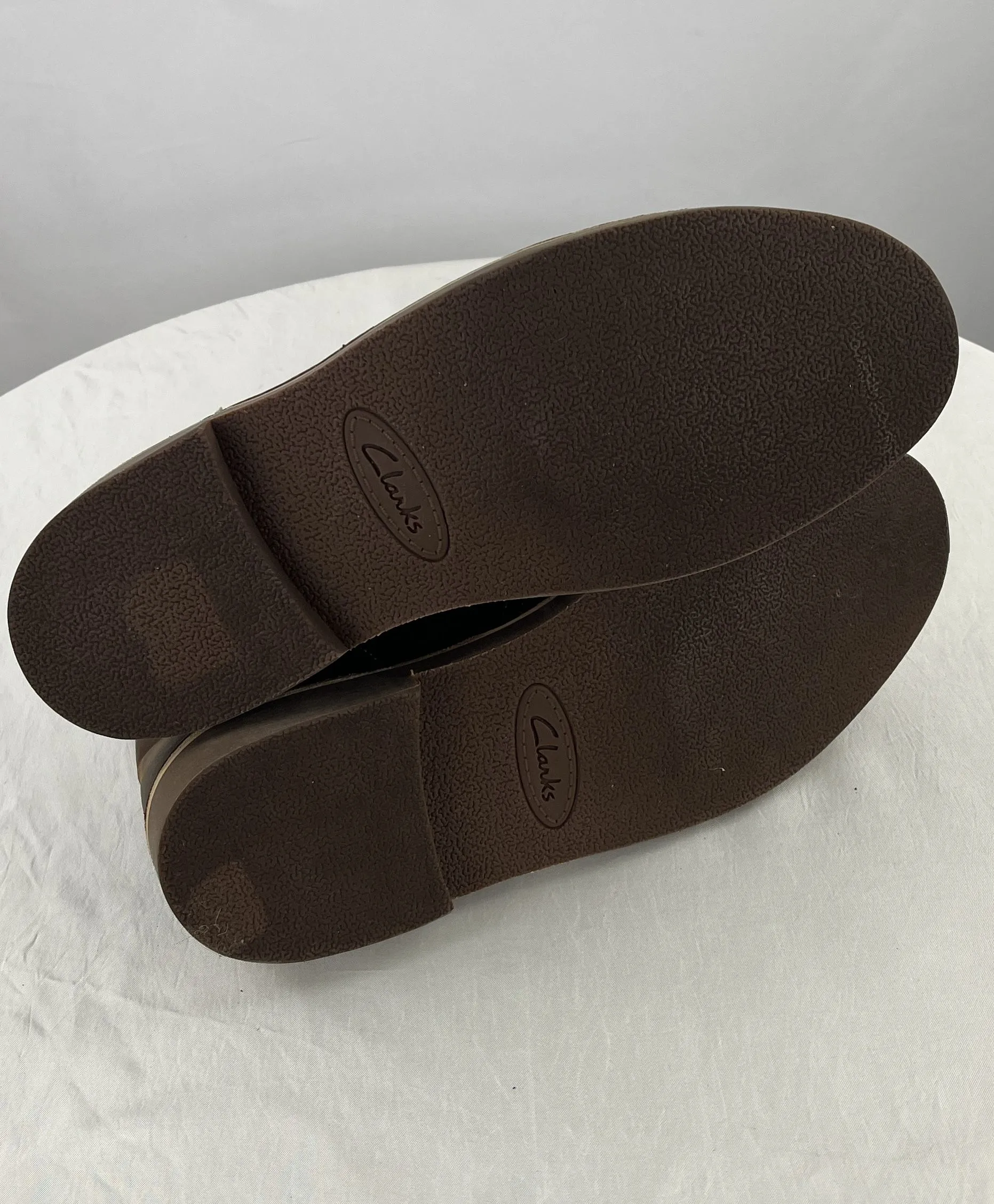 Clark's Men's Dark Brown Bushacre 2 Chukka Boots Beeswax Size 9