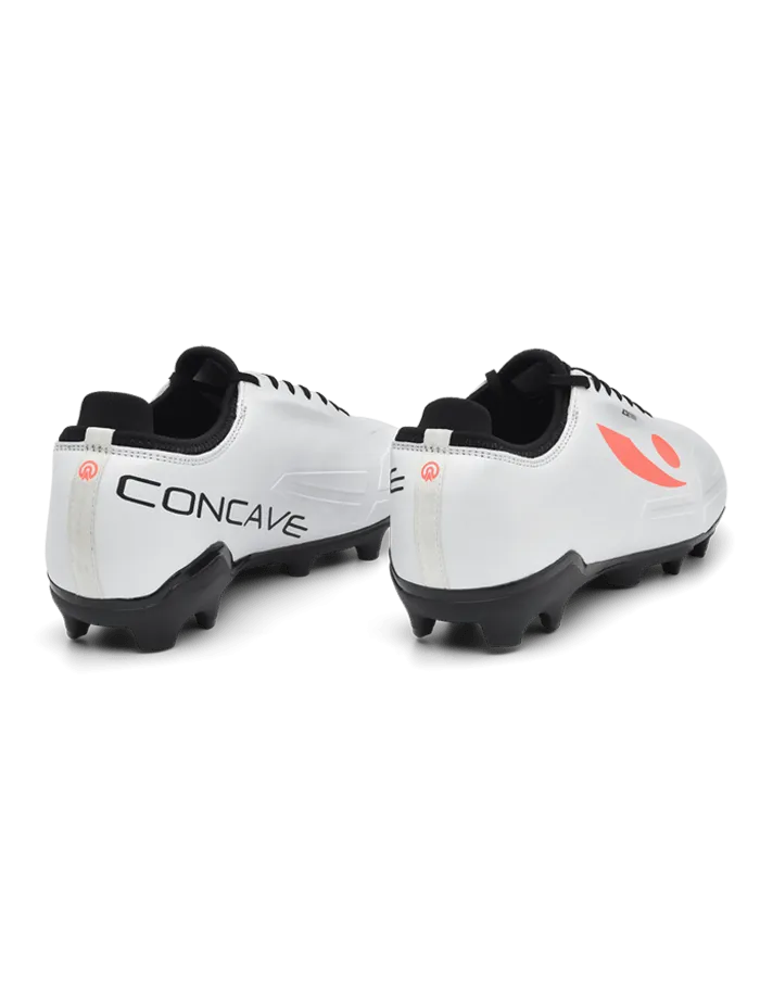 CONCAVE Halo V2 FG Football Boots - White Solar Black - Youth - Kids