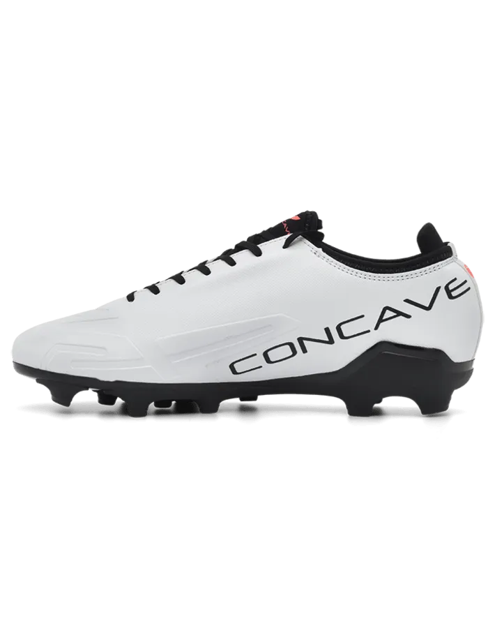 CONCAVE Halo V2 FG Football Boots - White Solar Black - Youth - Kids