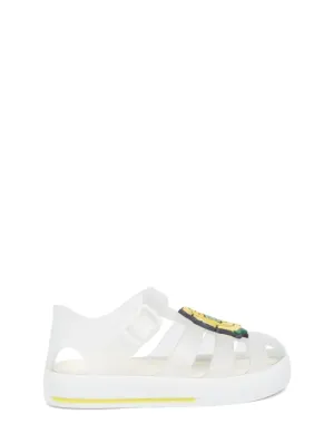 Dolce&amp;Gabbana   Logo Flower jelly sandals 