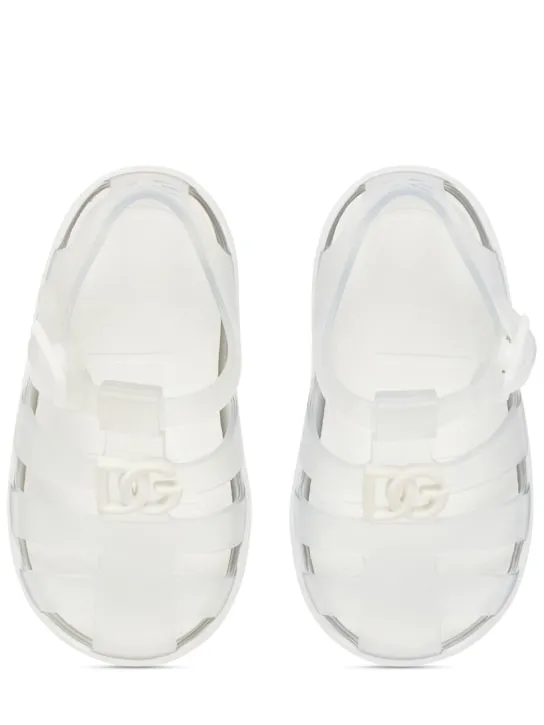 Dolce&amp;Gabbana   Logo jelly sandals 