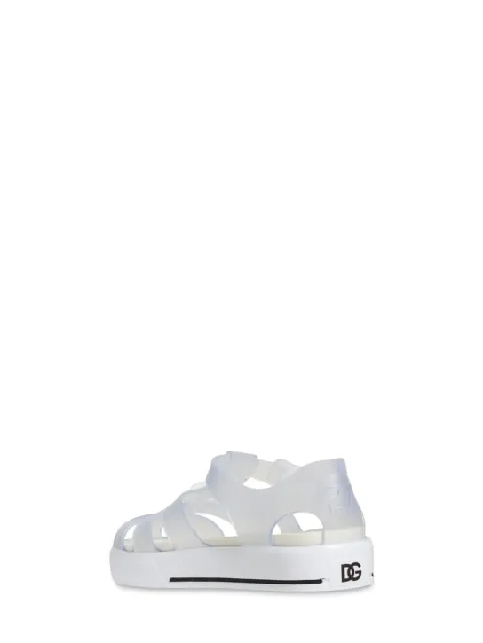 Dolce&amp;Gabbana   Logo jelly sandals 