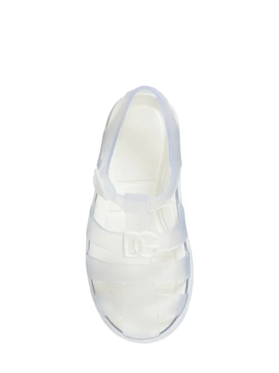 Dolce&amp;Gabbana   Logo jelly sandals 