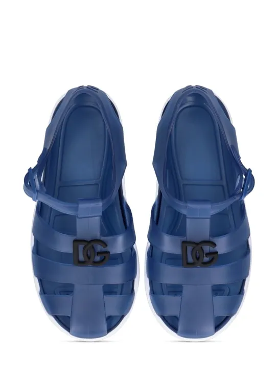 Dolce&amp;Gabbana   Logo jelly sandals 
