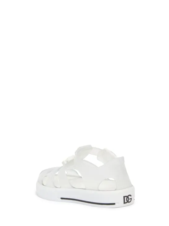 Dolce&amp;Gabbana   Logo jelly sandals 
