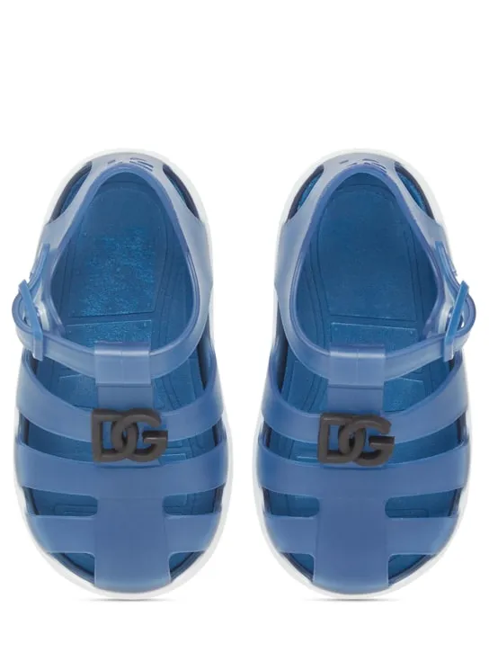 Dolce&amp;Gabbana   Logo jelly sandals 