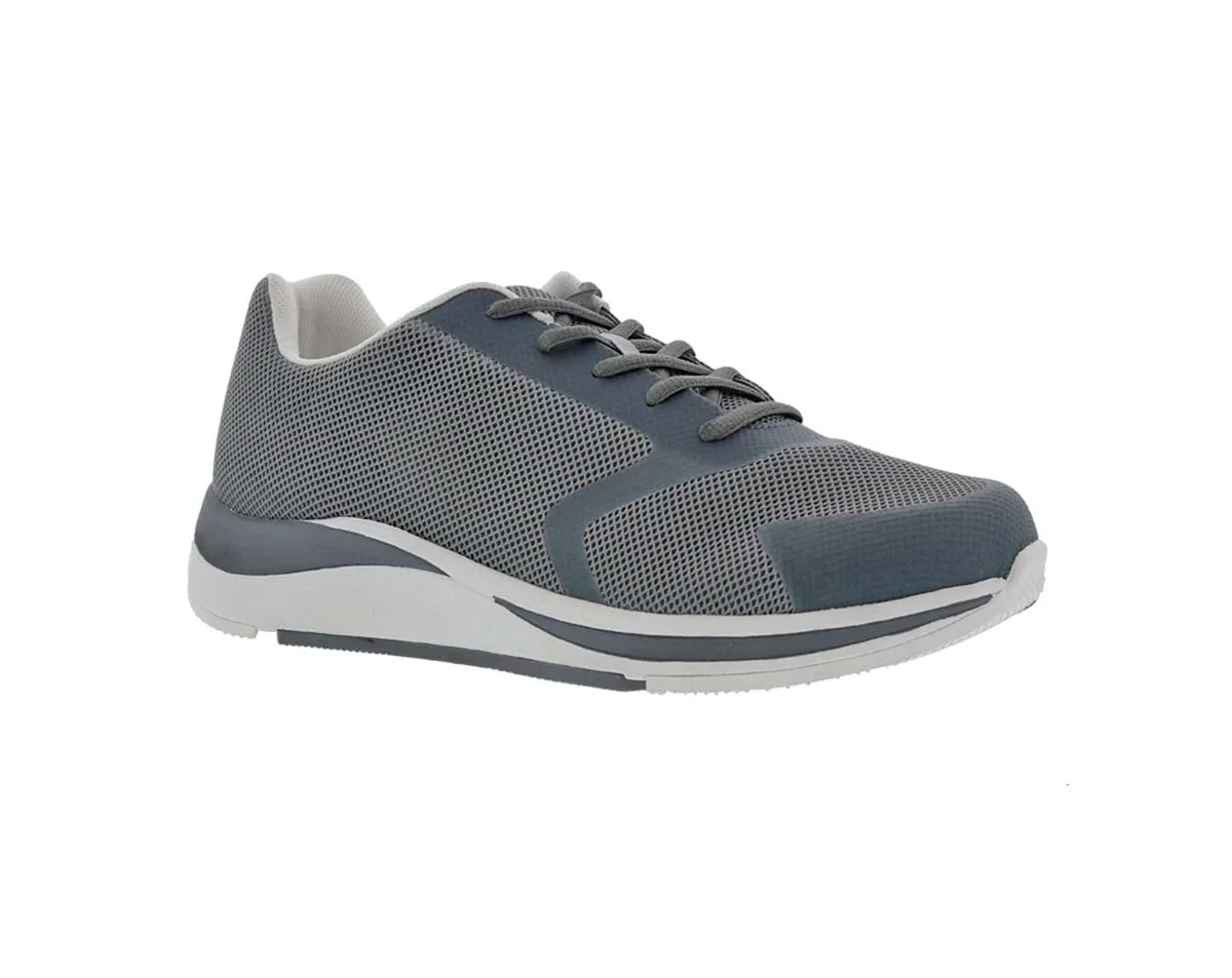 Drew Stable Men Sneaker In Grey Mesh