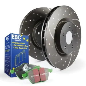 EBC Brakes S10KF1657 S10 Kits Greenstuff 2000 and GD Rotors