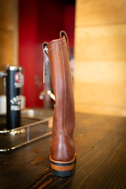 Equestrian Riding Boot 4 E Brown Oil Tan