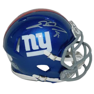 Evan Engram Autographed New York Giants Speed Mini Football Helmet (JSA)