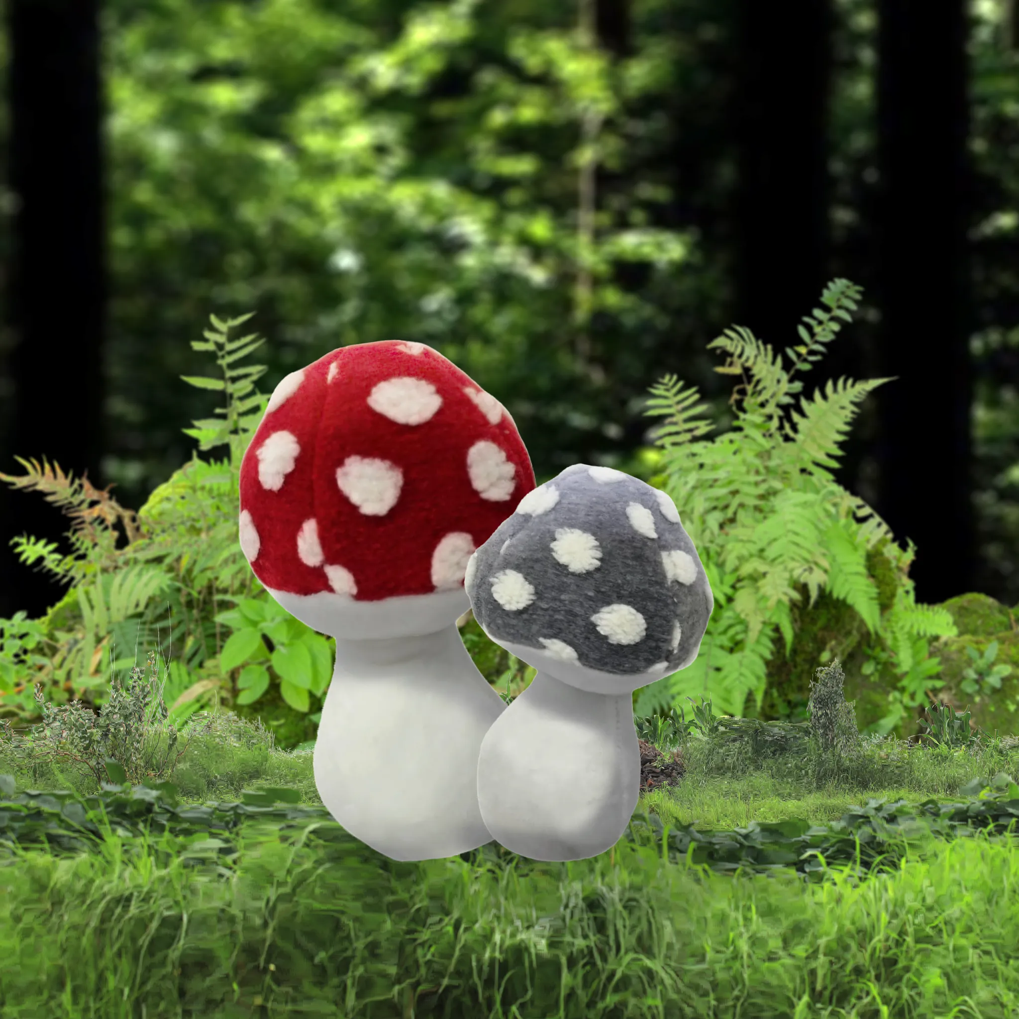 Fabric Mushrooms Home Decor