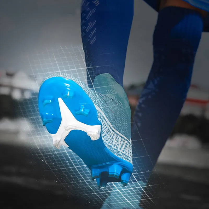 Football boots with a high top - optimal protection and grip