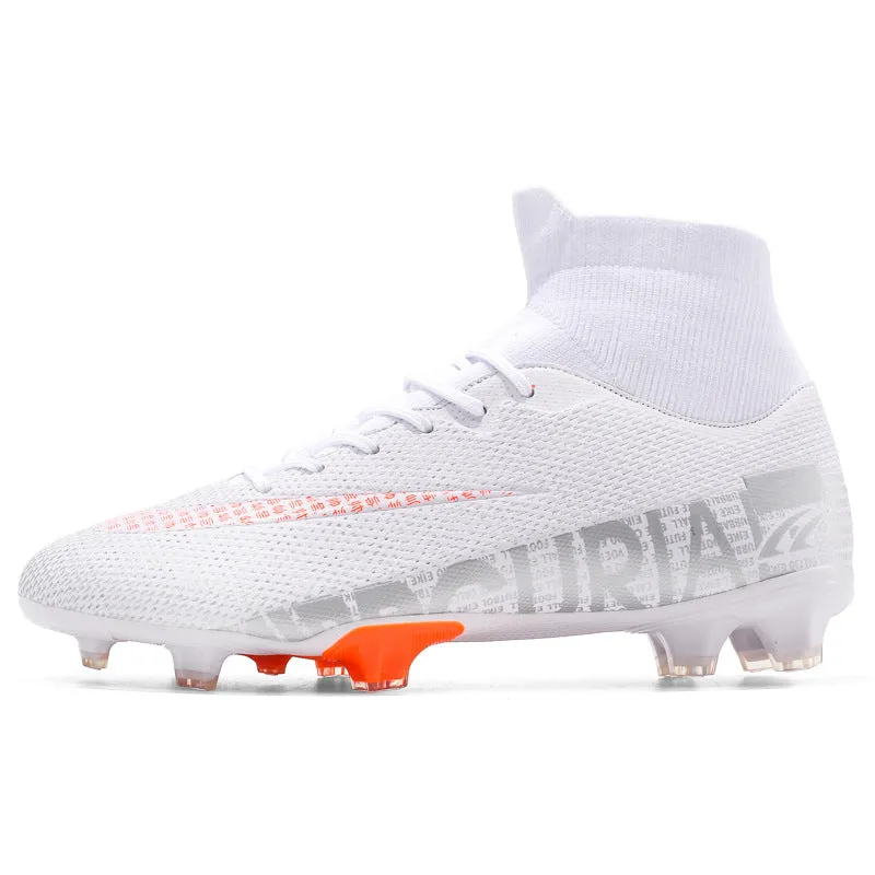 Football boots with a high top - optimal protection and grip