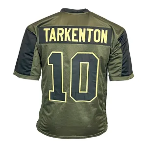 Fran Tarkenton Unsigned Salute to Service Football Jersey