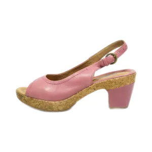 Gabor Mid-Heel Sandals Leather Pink Colour For Women