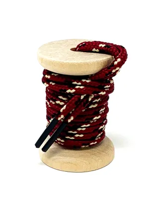 Garnet, Gold & Black Boot Laces