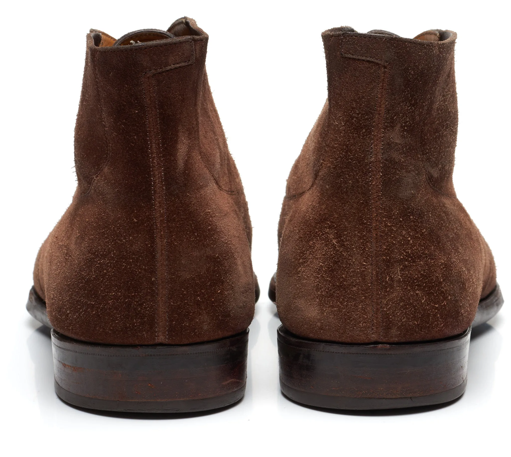 GAZIANO & GIRLING "Arran" Mink Suede Leather Chukka Boots 8E US 8.5 Last MH71
