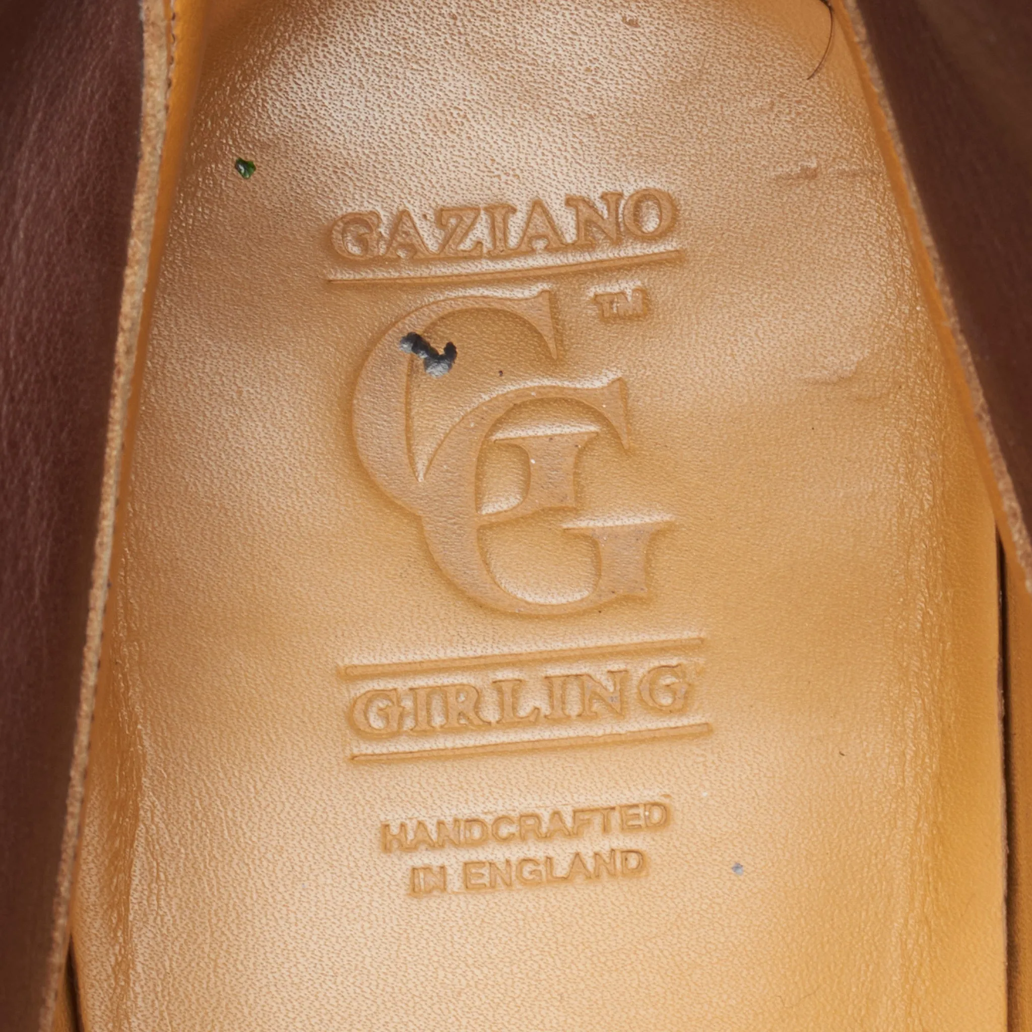 GAZIANO & GIRLING "Arran" Mink Suede Leather Chukka Boots 8E US 8.5 Last MH71
