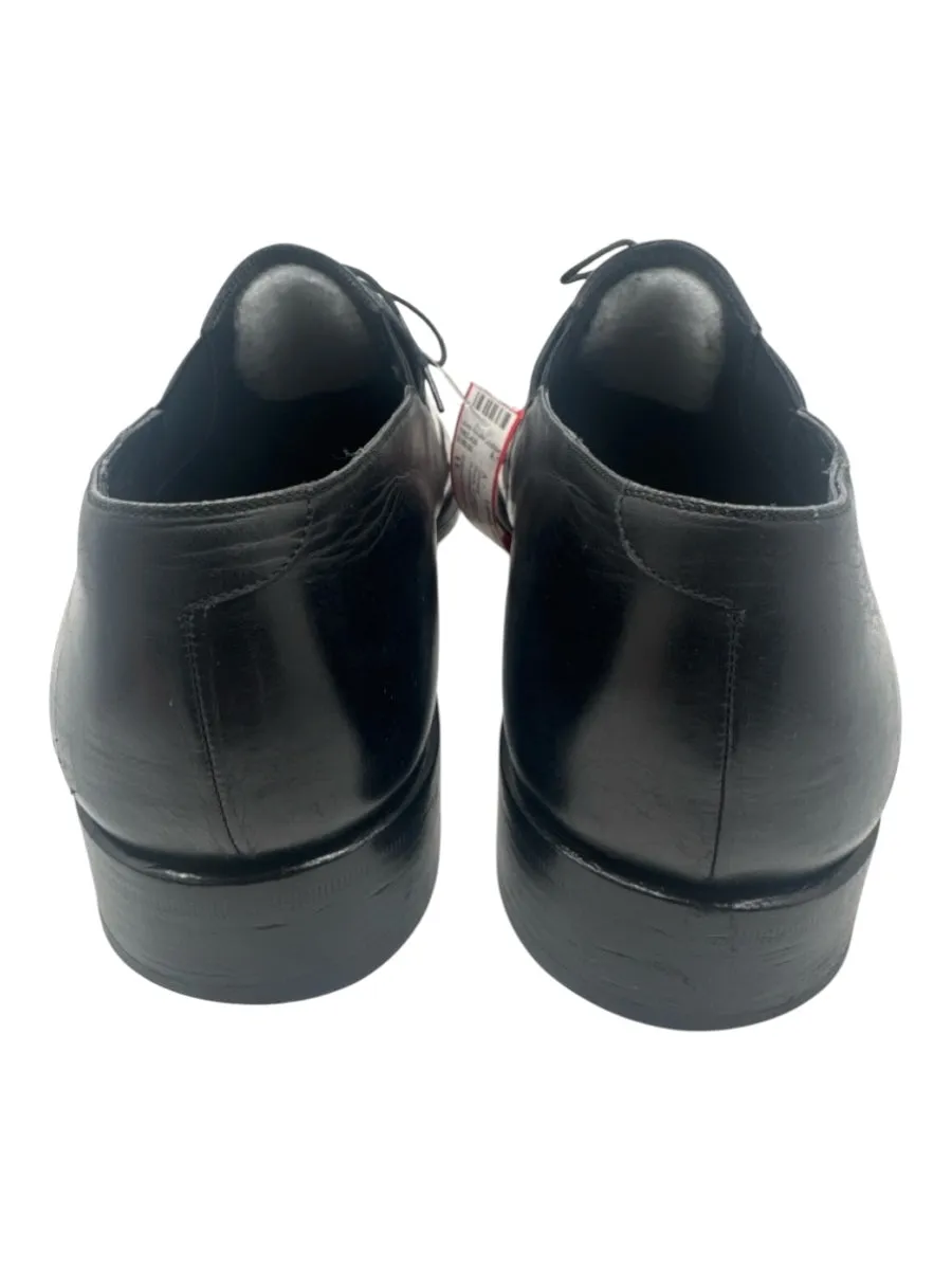 Gianni Versace Shoe Size 11 Black Leather Solid Chukka Men's Shoes