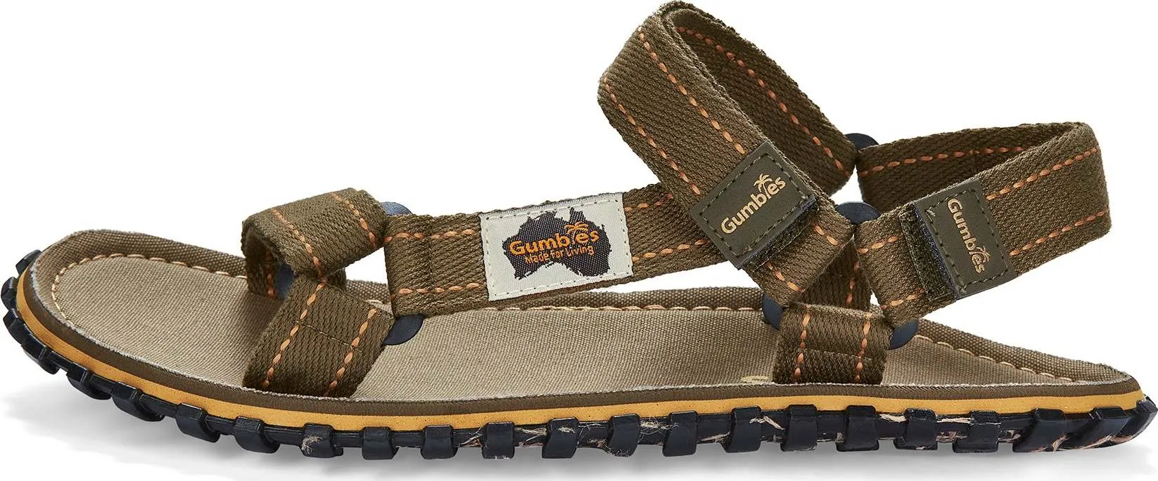Gumbies Tracker Sandals Khaki | Buy Gumbies Tracker Sandals Khaki here | Outnorth
