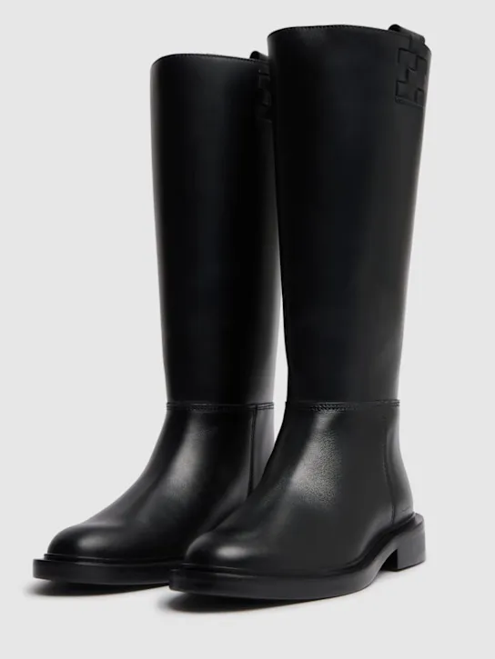 Hereu   25mm Anella leather boots 